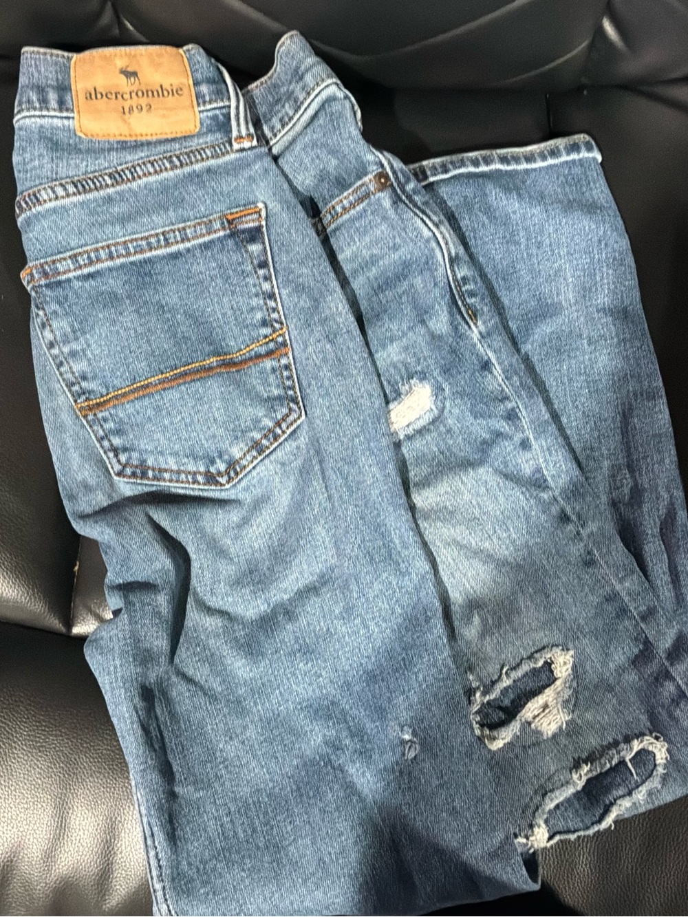 Abercrombie & Fitch Light Blue Slim Straight kids Jeans